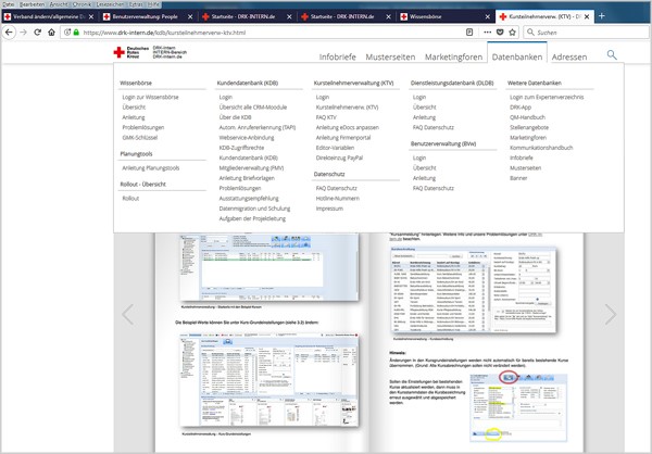 Infos zur KTV und CRM-Datenbanken