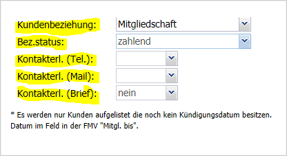 Jubiläumsliste und Geburtstagsliste um Filter-Option „Kontakterl.“ erweitert 