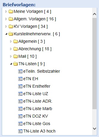 Briefvorlagen zum Editieren 