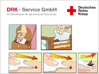 Zeckenkarte des DRK SafeCard-Gebrauchsanweisung