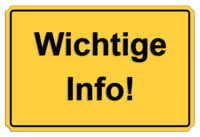 Wichtiger Hinweis zum Support! 